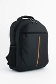 B.Y. Trend 3 Bölmeli Okul Sırt Çantası (Laptop Bölmeli) Siyah-Turuncu 2121 thumbnail 3