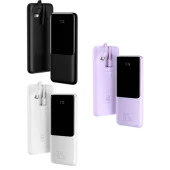 Baseus Elf Dijital Ekranlı 22.5W 10000 mAh Lightning & Type-C Kablolu Hızlı Şarj Powerbank - 2