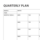 Tarihsiz Üç Aylık Duvar Takvimi, Yeşil, Üç Aylık Duvar Planlayıcısı, 90 Günlük Takvim, 90 Günlük Plan, 50x70cm - 3