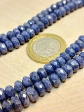 Safir Taşı Rondela Faset Kesim 4*7.5mm dizi (45822) thumbnail 2