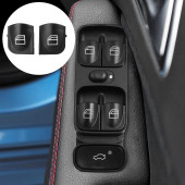 Mercedes-Benz C Class W203 2000-2007 ile Uyumlu 2 Adet Ön Sol Cam Açma Kapama Düğmesi Kapağı - 8