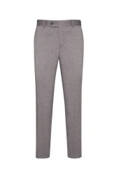 Rahat Kalıp Desenli Erkek Pantolon - 1