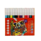 Valkyrie 24 Adet Sanatsal Akrilik Boya Kalemi Kalın Model - 1