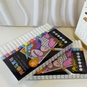 Valkyrie 36 Adet Sanatsal Akrilik Boya Kalemi Kalın Model - 5