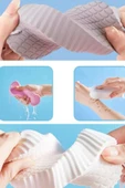 Tilbe Home 5'li Yumuşak Dokulu Sihirli Vücut Kir Çıkarıcı Banyo Lifi Vücut Masaj Fırçası Çocuk Duş Süngeri - 3