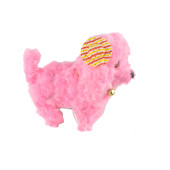 Oyuncak Pelüş Köpek Sevimli Köpek Sesli Hareketli Pembe - 1