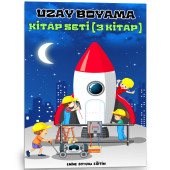 Uzay Boyama Kitap Seti (3 Süper Kitap) - 1