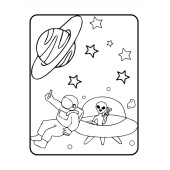 Uzay Boyama Kitap Seti (3 Süper Kitap) - 2