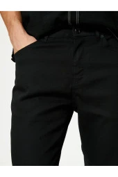 Straight Fit Boru Paça Kot Pantolon - Mark Jean - 4