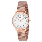 Q&Q QA21J064Y Hasır Kordonlu Kadın Kol Saati - 1