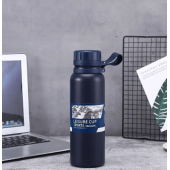 termos 800ml outdoor, lacivert, seyahat ve spor termos paslanmaz çelik, yalıtım, sıcak ve soğuk içecek - 1