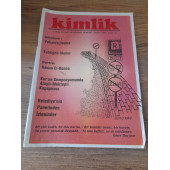 KİMLİK AYLIK İSLAMİ ARAŞTIRMA DERGİSİ MART 1996 SAYI:5 "TEBLİĞDE İLKELER" (İKİNCİ EL ÜRÜN) - 1