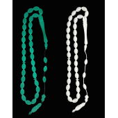 Kedi Gözü Tesbih,karanlıkta Parlayan Gece Yanan Fosforlu Tespih,Sistemli Püskül - 1