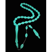 Kedi Gözü Tesbih,karanlıkta Parlayan Gece Yanan Fosforlu Tespih,Sistemli Püskül - 2