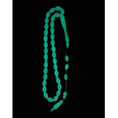 Kedi Gözü Tesbih,karanlıkta Parlayan Gece Yanan Fosforlu Tespih,Sistemli Püskül - 5