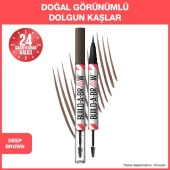 Maybelline New York Build a Brow 2in1 Kaş Kalemi ve Jeli Deep Brown - 2