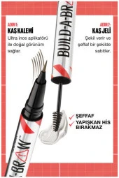 Maybelline New York Build a Brow 2in1 Kaş Kalemi ve Jeli Ash Brown - 3