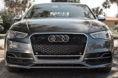 Audi A3 Uyumlu 2013-2016 Panjur Rs3 - Krom Çerçeve - Quatro Yazılı - 4