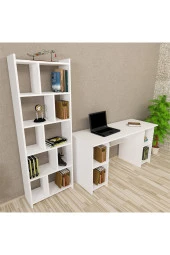 Kalender Dekor Avel-twins Snow 145 Cm Çalışma Masası Takımı Avts01 - 2