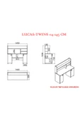 Kalender Dekor Lucas-twins 04 145 Cm Çalışma Masası Lc01 thumbnail 4