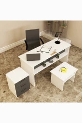 Kalender Dekor Merkür-1-2-3 Ofis Büro Masası Takımı - 3