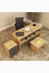 Kalender Dekor Merkür-1-2-3 Ofis Büro Masası Takımı - 2