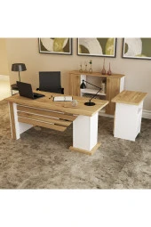 Kalender Dekor Ophira-1-3-4 Ofis Büro Masası Takımı - 2