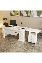 Kalender Dekor Ophira-1-3 Ofis Büro Masası Takımı - 2