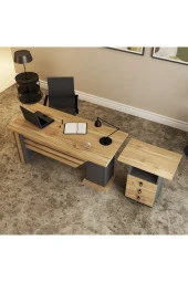 Kalender Dekor Ophira-1-3 Ofis Büro Masası Takımı - 2