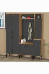 Kalender Dekor Rose-1-2-4 Portmanto Vestiyer Ayakkabılık - 1