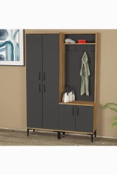 Kalender Dekor Rose-1-4 Portmanto Vestiyer Ayakkabılık - 1