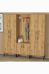 Kalender Dekor Rose-1-4-4 Portmanto Vestiyer Ayakkabılık thumbnail 1