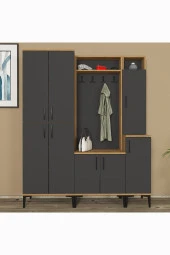 Kalender Dekor Rose-1-2-4 Portmanto Vestiyer Ayakkabılık - 2