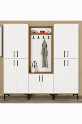 Kalender Dekor Rose-1-4-4 Portmanto Vestiyer Ayakkabılık - 2