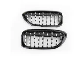 Bmw G30 Uyumlu 2017+ Diamond Böbrek - Piano Siyah thumbnail 3