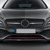 Mercedes W176 Uyumlu (2016-2018) A Serisi Diamond Panjur - Siyah - 4