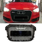 Audi A1 Uyumlu 2011-2015 Rs1 Panjur Siyah Krom - 1