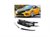 Honda Civic Uyumlu Fc5 2016-2020 Ön Panjur Jdm Stil thumbnail 2