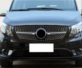 Mercedes W447 Uyumlu Diamond Panjur - Siyah - 4