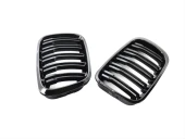 Bmw E46 Uyumlu 45384 Çift Çizgi M Panjur (Böbrek) thumbnail 2