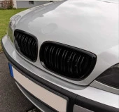 Bmw E46 Uyumlu 45384 Çift Çizgi M Panjur (Böbrek) thumbnail 3