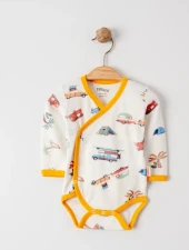 uğurböceğiçocuk Tiffany Baby Caravan Theme Kruvaze Bebek Body 12022 - 2