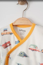 uğurböceğiçocuk Tiffany Baby Caravan Theme Kruvaze Bebek Body 12022 - 5