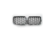Bmw 3 Uyumlu Serisi 1997-1999 E36 Diamond Panjur (Böbrek) Krom Çerçeve - 1