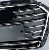 Audi A3 Uyumlu 2016-2020 Panjur S3 Siyah-Krom - 2