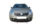 Dacia Sandero Uyumlu 1 Ön Tampon Altı (Sis Çerçeveli) 3 Parça Fiber 2007-2012 - 1
