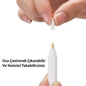 Coofbe Apple Pencil İçin 2 Adet Yedek Uç Apple Pencil 1 Yedek Uç Apple Pencil 2 Yedek Uç 2 Adet thumbnail 4