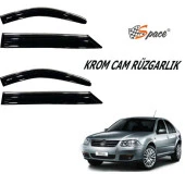 Krom Cam Uyumlu Rüzgarlığı 1.2Mm Volkswagen Bora 4Lü / Caru439 - 1