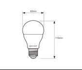 3 Adet Gecem 9W Led Ampul E27 Duy 6500K - Beyaz Işık - 3