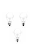 3 Adet Gecem 9W Led Ampul E27 Duy 6500K - Beyaz Işık - 1